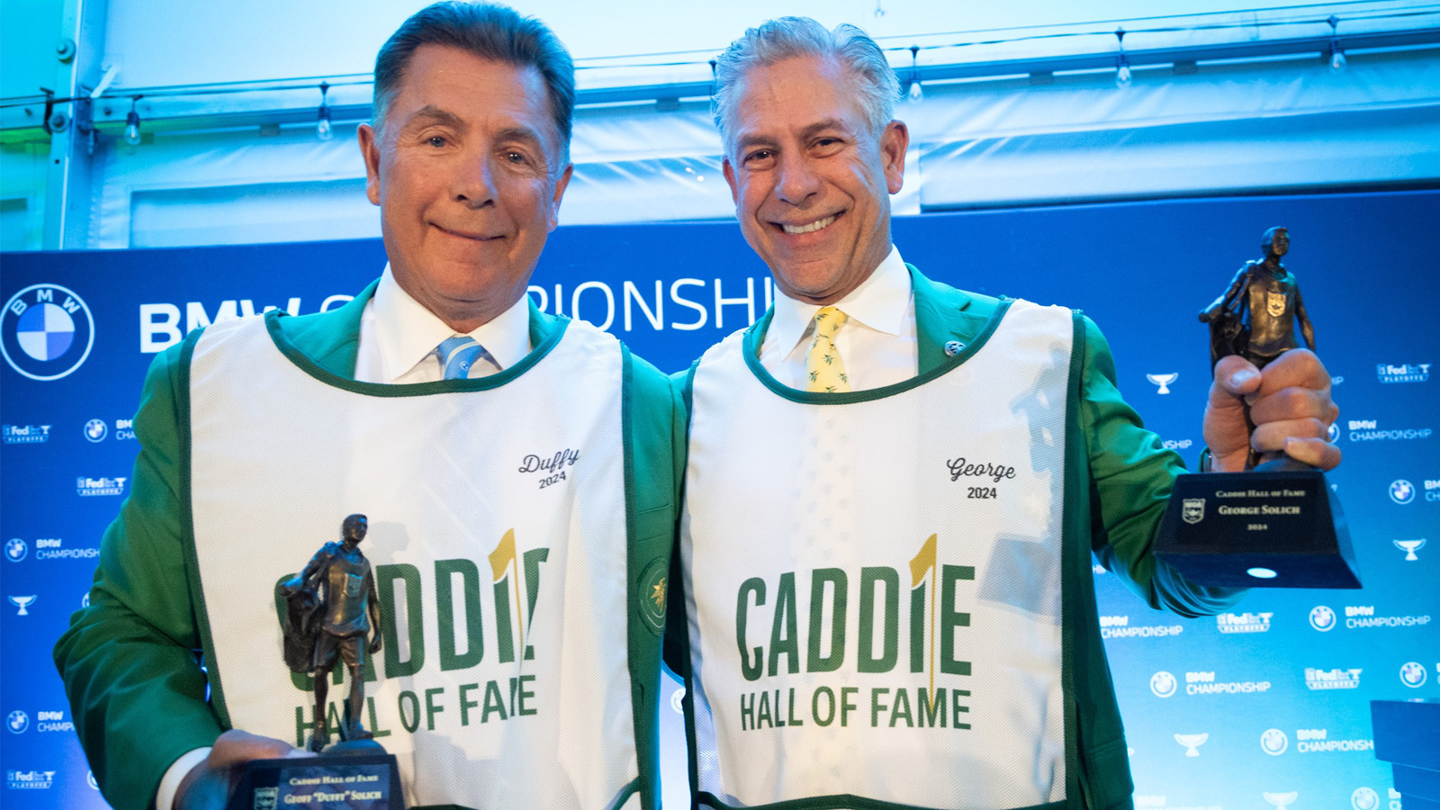GEORGE AND GEOFF “DUFFY” SOLICH INDUCTED INTO CADDIE HALL OF FAME