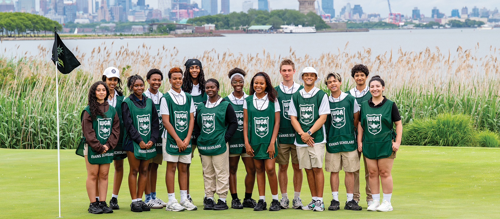 Liberty National Golf Club and WGA/ESF celebrate youth caddie program